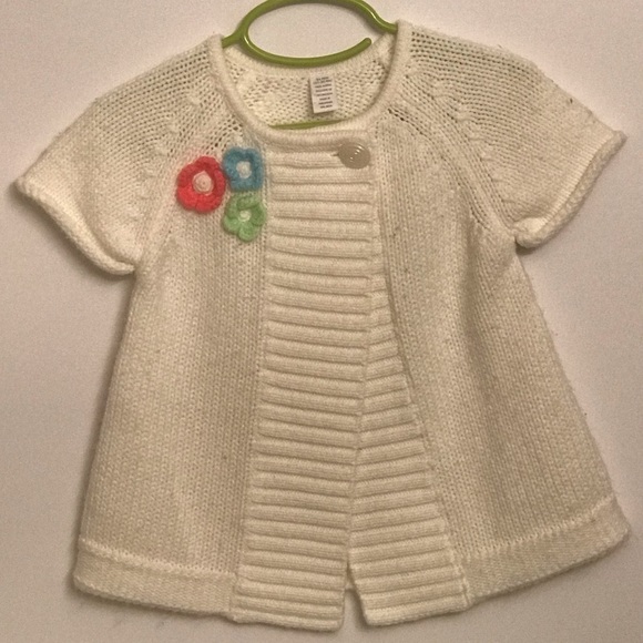 Knitted Fashion Girls Short Sleeve Sweater - Picture 1 of 3